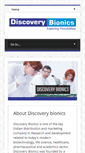Mobile Screenshot of discoverybionics.com